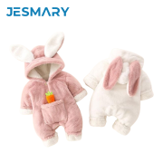 Bộ Áo Liền Quần Hình Thỏ Dễ Thương Cho Bé